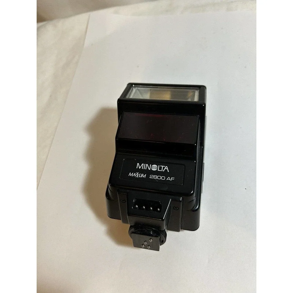 MINOLTA MAXXUM 2800AF SHOE MOUNT FLASH FOR KONICA MINOLTA CAMERA G3-1